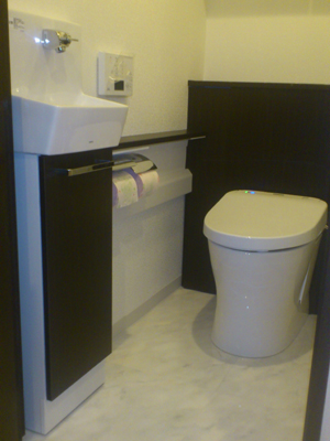 お掃除も収納もばっちり！TOTOレストパルに交換